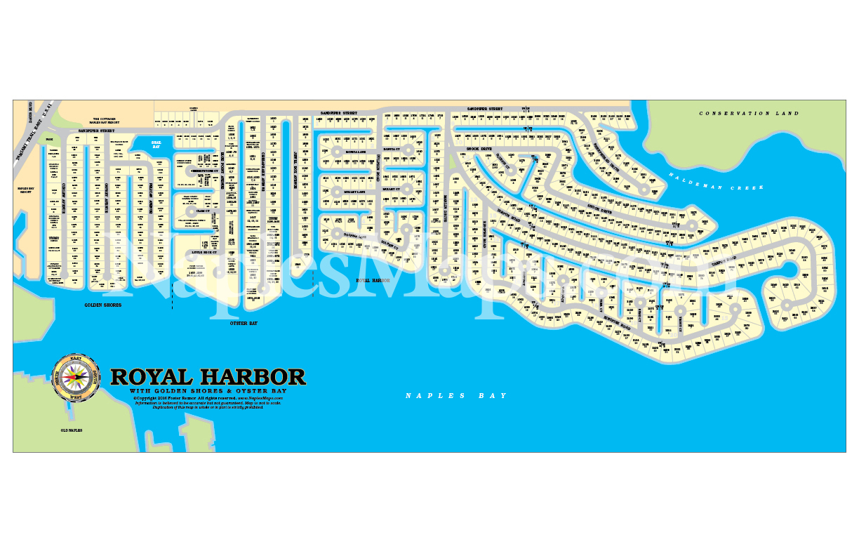 Map of Royal Harbor Area Community Maps Neighborhood Maps Naples