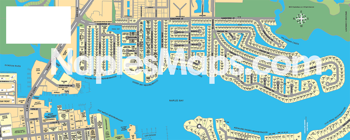 Community Map of Royal Harbor - NaplesMaps Neighborhood Maps