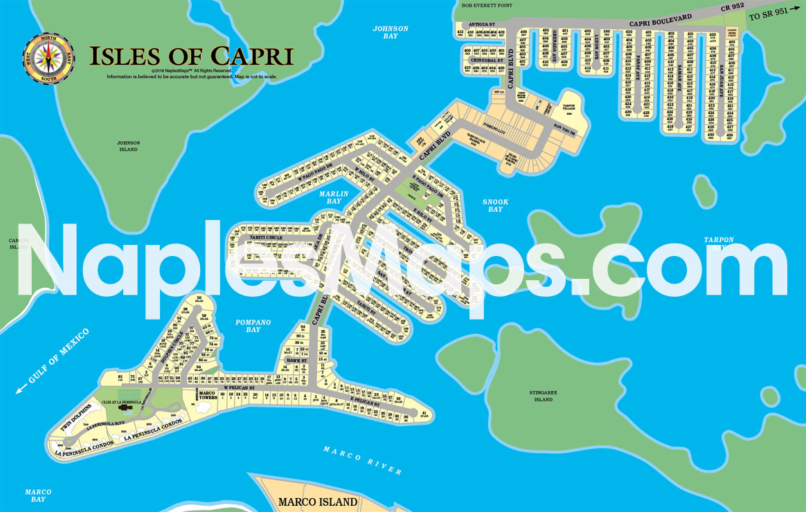 Isle Of Capri Florida Map Map - Naplesmaps Islesofcapri