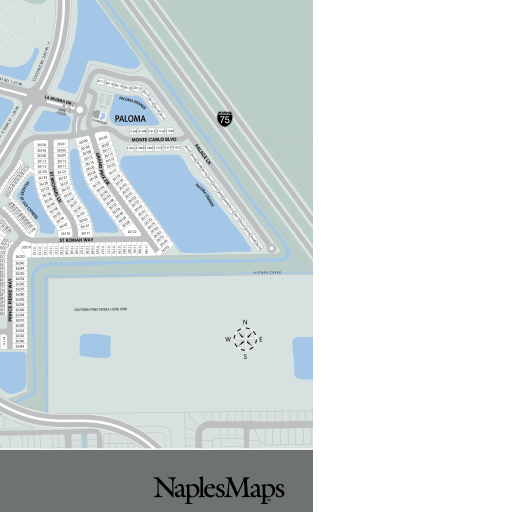 Map of Hawthorne Map of Paloma, Bonita Springs, FL
