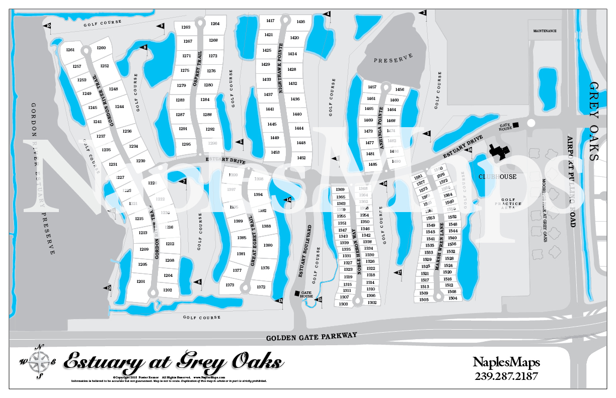 Map of Estuary Community Maps Neighborhood Maps Naples